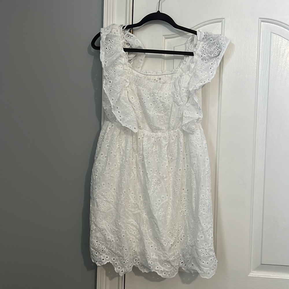 White Eyelet dress